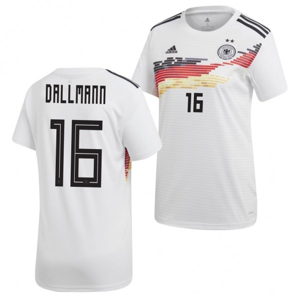 Women's Linda Dallmann Jersey Germany 2019 World Cup Home White