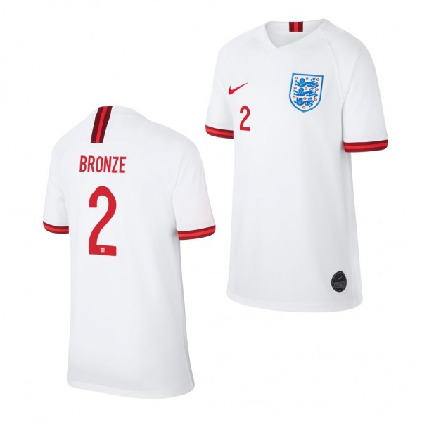 Men's England Lucy Bronze Home White Jersey