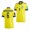 Men's Ludwig Augustinsson Sweden Home Jersey Yellow 2022 Qatar World Cup Replica