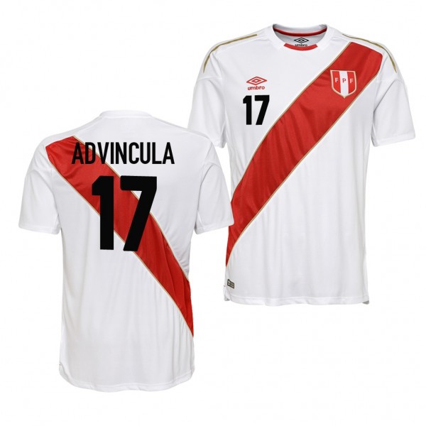 Men's Peru #17 Luis Advincula Jersey