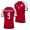 Men's Martin Braithwaite Denmark EURO 2020 Jersey Red Home Replica