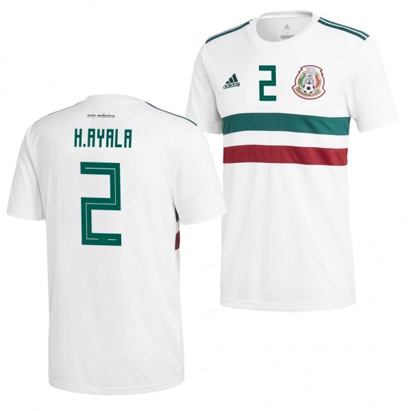 Men's Mexico Hugo Ayala 2018 World Cup White Jersey
