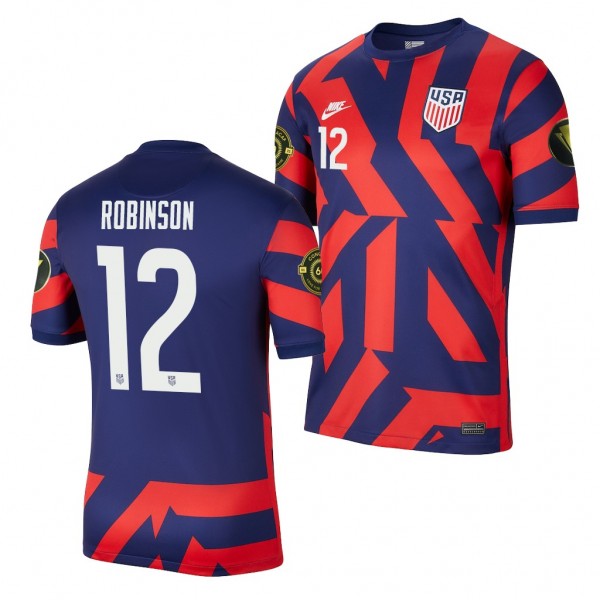 Men's Miles Robinson USMNT 2021 CONCACAF Gold Cup Jersey Blue Away Replica