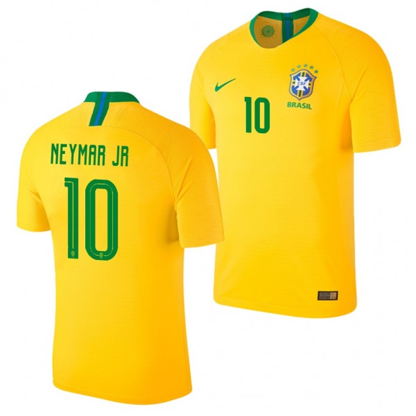 Men's Brazil 2018 World Cup Neymar JR Jersey Home