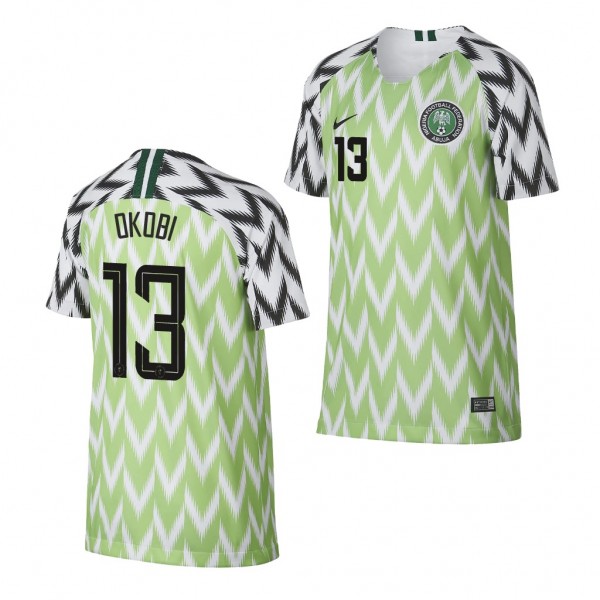 Youth Nigeria Ngozi Okobi Jersey 2019 World Cup Home