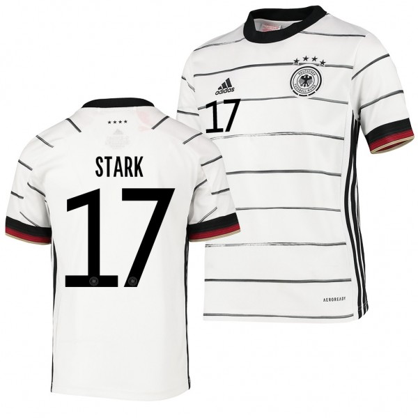 Men's Niklas Stark Jersey Germany Home 2020-21 Short Sleeve