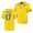 Men's Oleksandr Zinchenko Ukraine EURO 2020 Jersey Yellow Home Replica