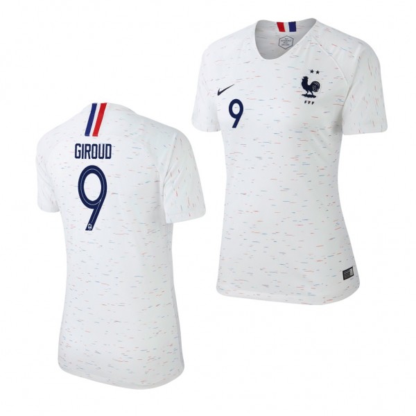 Women's 2018 World Cup Champions France Olivier Giroud Jersey White