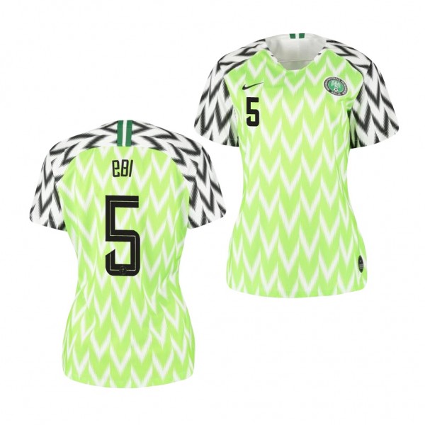 Women's Nigeria Onome Ebi Jersey 2019 World Cup Home