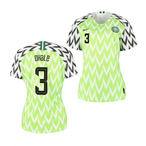 Women's Nigeria Osinachi Ohale Jersey 2019 World Cup Home