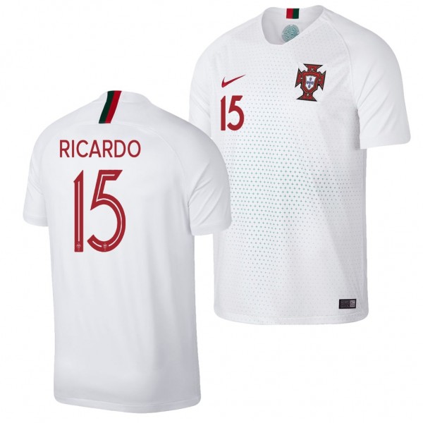Men's Portugal Ricardo Pereira 2018 World Cup White Jersey