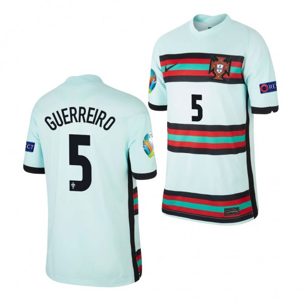 Youth Raphael Guerreiro EURO 2020 Portugal Jersey Teal Away