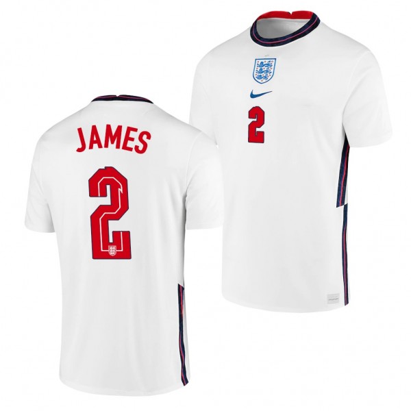 Men's Reece James England National Team Home Jersey White