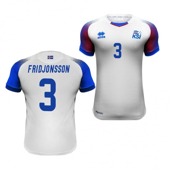 Men's Iceland 2018 World Cup Samuel Fridjonsson Jersey Away