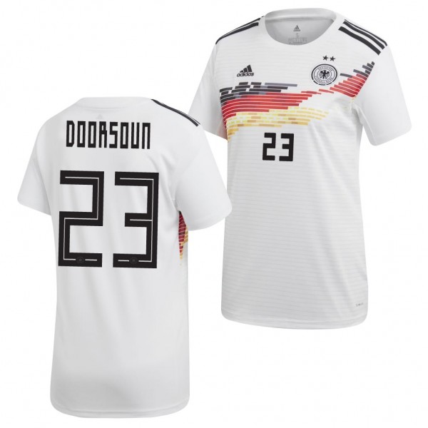 Women's Sara Doorsoun Jersey Germany 2019 World Cup Home White