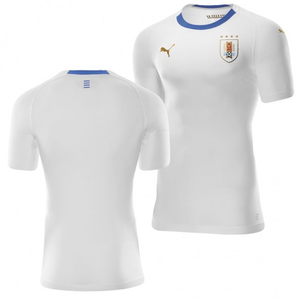 Men's Uruguay 2018 World Cup White Jersey