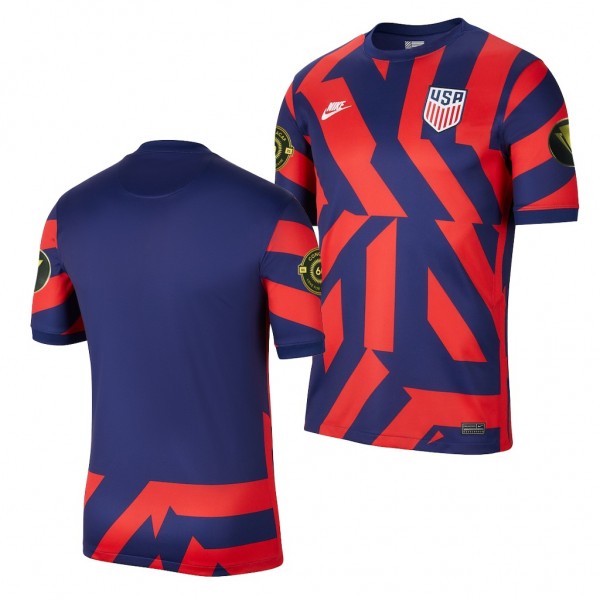 Men's USMNT 2021 CONCACAF Gold Cup Jersey Blue Away Replica
