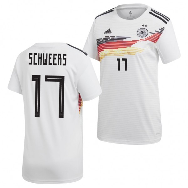 Women's Verena Schweers Jersey Germany 2019 World Cup Home White