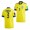 Men's Victor Lindelof Sweden Home Jersey Yellow 2022 Qatar World Cup Replica