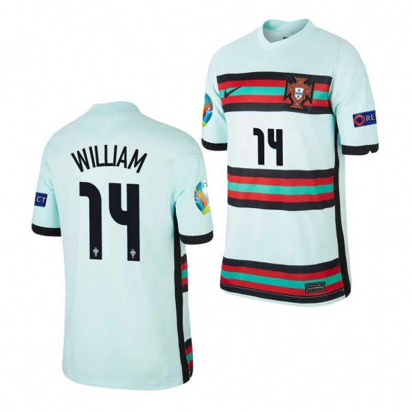 Youth William Carvalho EURO 2020 Portugal Jersey Teal Away