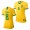Men's 2019 World Cup Formiga Brazil Home Yellow Jersey