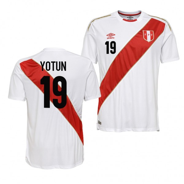 Men's Peru #19 Yoshimar Yotun Jersey