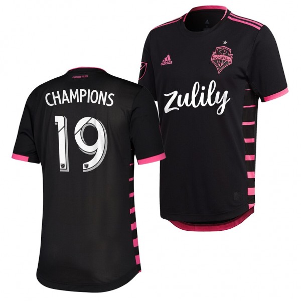 Men's Seattle Sounders Jersey 2019 MLS Cup Champions Golden Edition