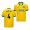 Men's Adam Webster Brighton And Hove Albion Away Jersey Yellow 2021 Replica