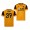 Men's Adama Traore Wolverhampton Wanderers Home Jersey Yellow 2021 Replica