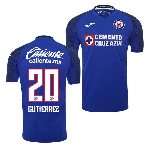 Men's Alexis Gutierrez Cruz Azul Home Jersey 19-20