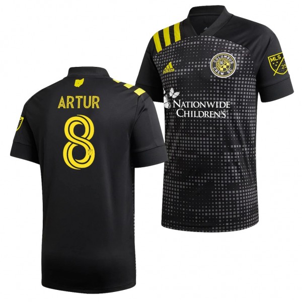 Men's Artur Columbus Crew Sc 2020 MLS Cup Champions Jersey Black Replica