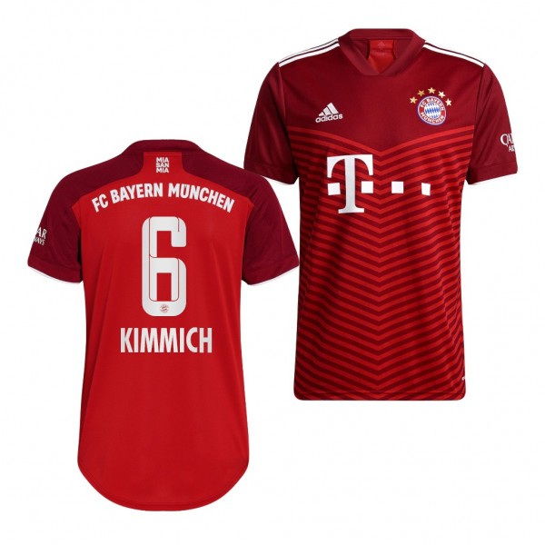 Youth Joshua Kimmich Jersey Bayern Munich 2021-22 Red Home Replica