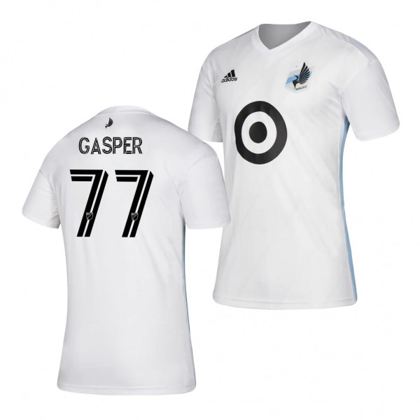 Men's Chase Gasper Minnesota United FC Away Jersey White 2020-21 Replica