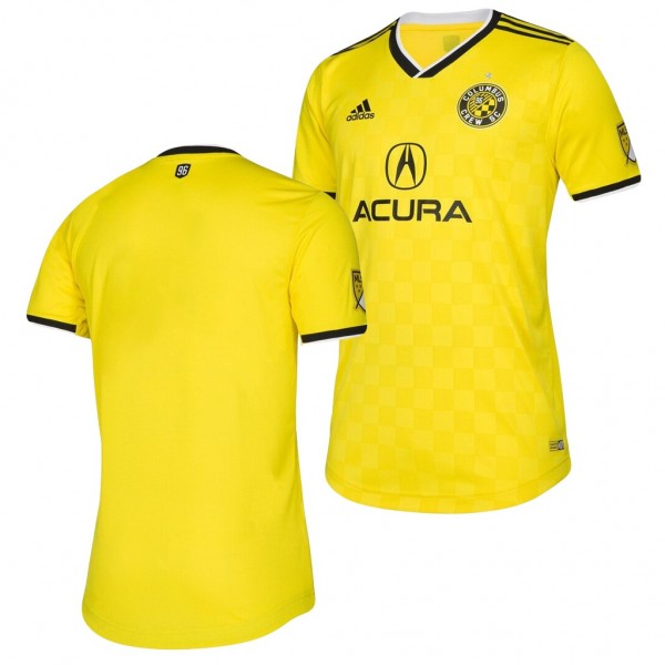 Men's Columbus Crew Sc 2020 MLS Cup Champions Jersey Yellow Replica