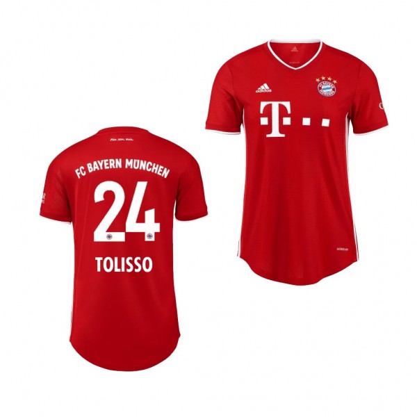 Men's Corentin Tolisso Jersey Bayern Munich Home 2020-21 Short Sleeve Fashion