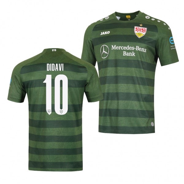 Men's Daniel Didavi VfB Stuttgart Third Jersey Green 2021