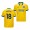 Men's Danny Welbeck Brighton And Hove Albion Away Jersey Yellow 2021 Replica