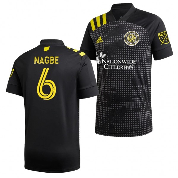 Men's Darlington Nagbe Columbus Crew Sc 2020 MLS Cup Champions Jersey Black Replica