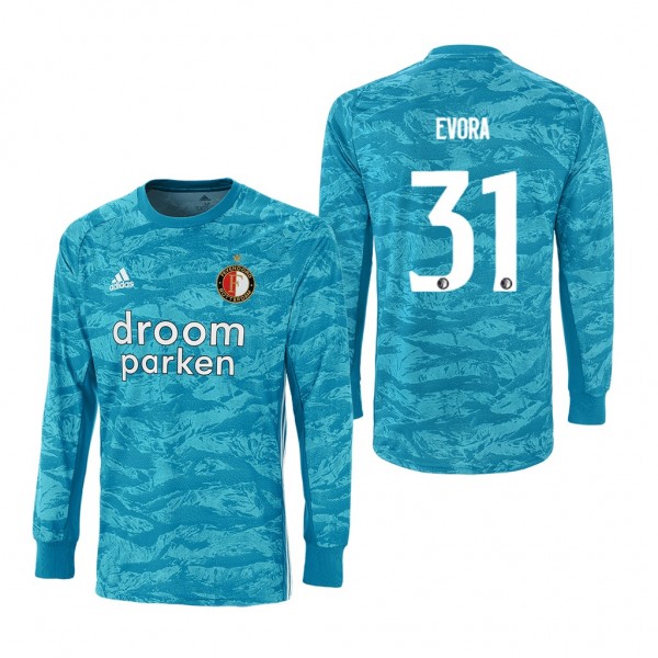 Men's Elber Evora Feyenoord Jersey Goalkeeper 19-20 Adidas