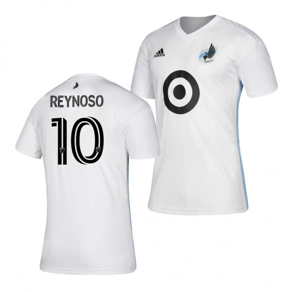 Men's Emanuel Reynoso Minnesota United FC Away Jersey White 2020-21 Replica