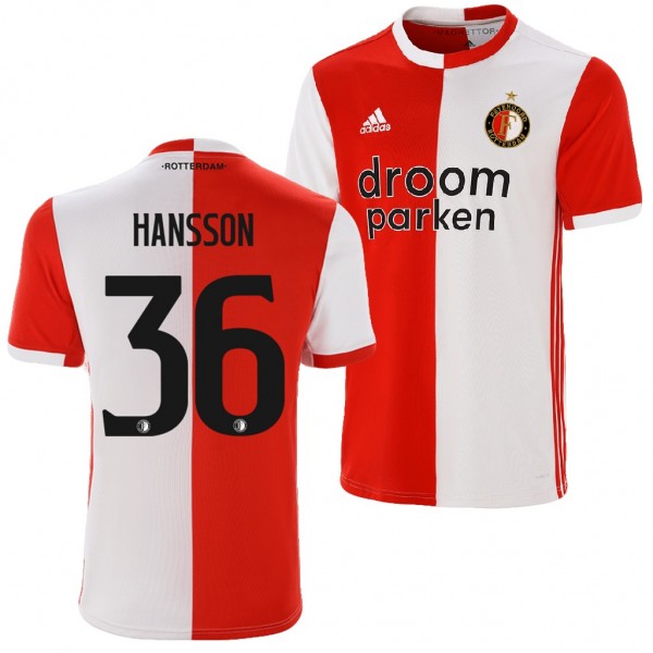 Men's Feyenoord Emil Hansson Home Jersey