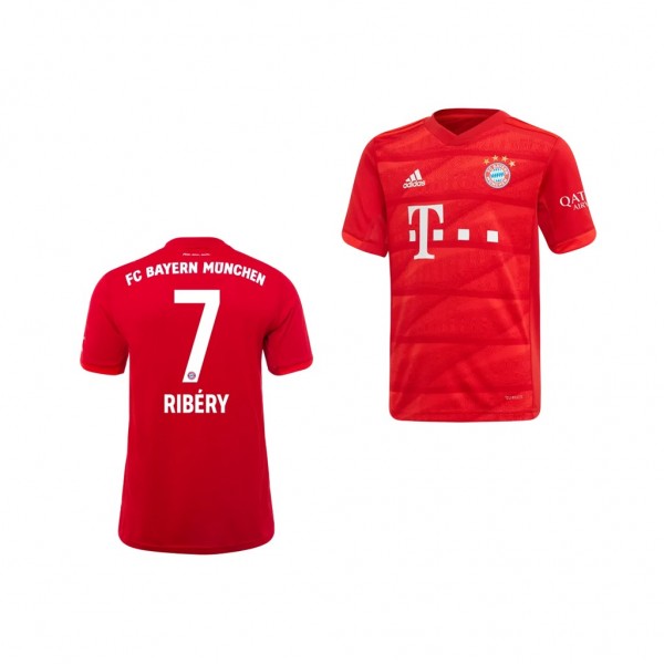 Men's Bayern Munich Franck Ribery Home Red 19-20 Jersey Discount