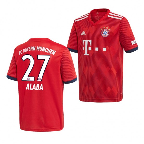 Youth Bayern Munich David Alaba Home Jersey