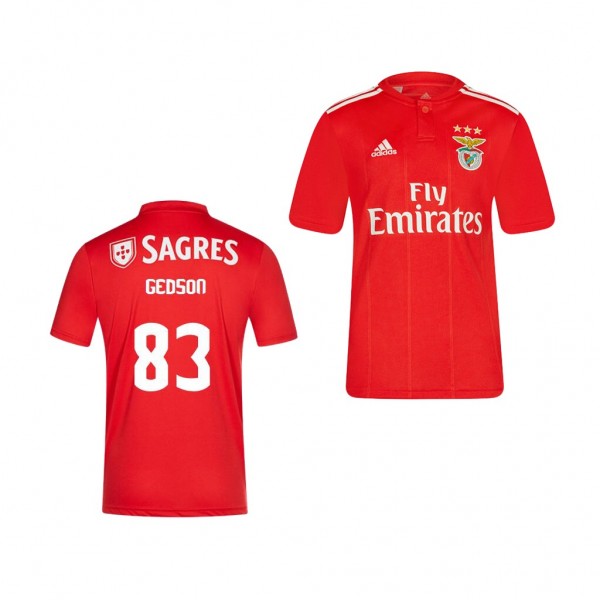 Youth Benfica Gedson Fernandes Home Jersey