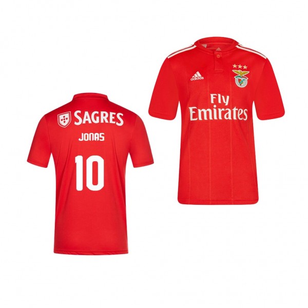 Youth Benfica Jonas Home Jersey