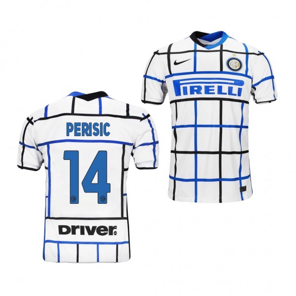 Men's Ivan Perisic Inter Milan Away Jersey White 2021