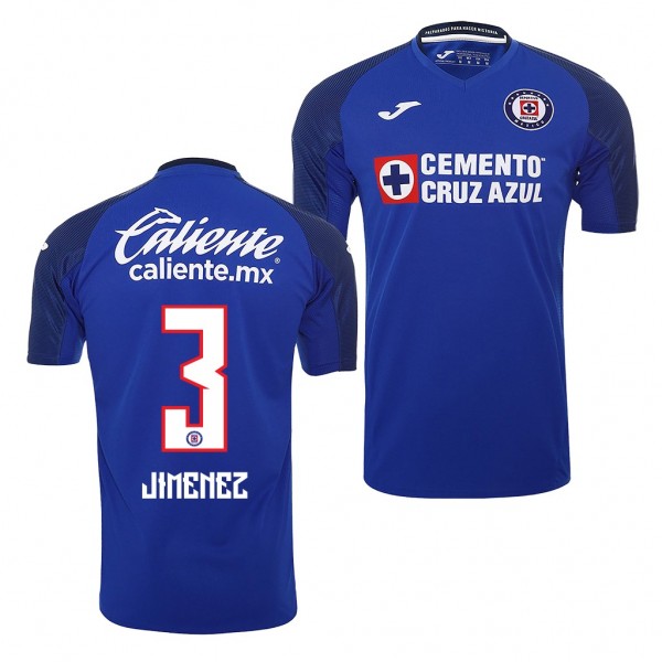 Men's Jaiber Jimenez Cruz Azul Home Jersey 19-20