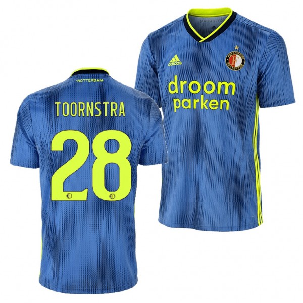 Men's Feyenoord Jens Toornstra 19-20 Away Jersey