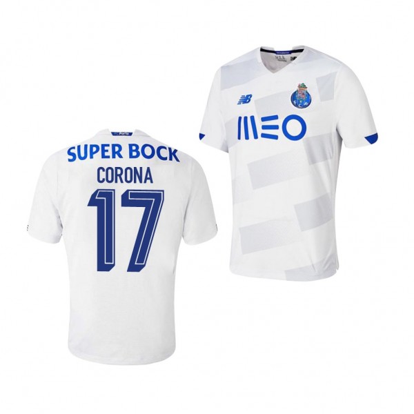 Men's Jesus Corona FC Porto Third Jersey White 2020-21 Replica