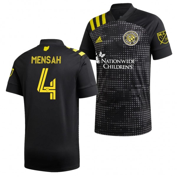 Men's Jonathan Mensah Columbus Crew Sc 2020 MLS Cup Champions Jersey Black Replica